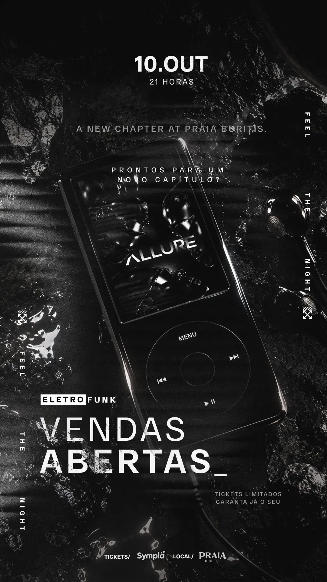 Arte completa do evento Allure